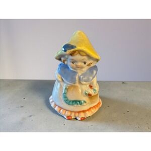 Vintage Japan Hand-Painted Porcelain Girl Figurine – Storybook Cottage Charm